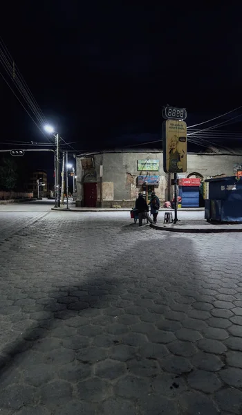 Uyuni Bolivia Circa November 2019 Little Street Lantern Old Building — Stock Photo, Image