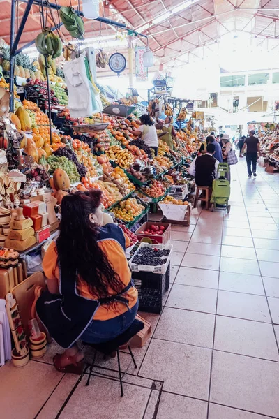 Arequipa Perú Circa Noviembre 2019 Frutas Verduras Frescas Mercado Local —  Fotos de Stock