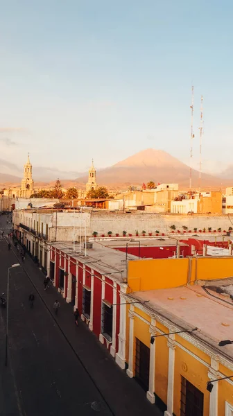 Arequipa Peru Circa November 2019 Вигляд Вулиці Центрі Арекіпи Знаковим — стокове фото