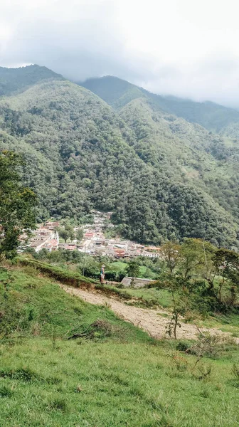 Santander Kolombie Circa Prosinec 2019 Pohled Přírodní Krajinu Lesy Zelenými — Stock fotografie