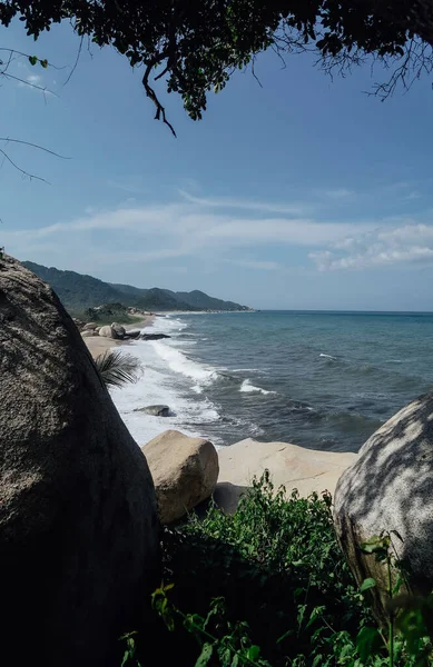 Tayrona Colombia Crca Aralık 2019 Güneşli Bir Günde Tayrona Ulusal — Stok fotoğraf