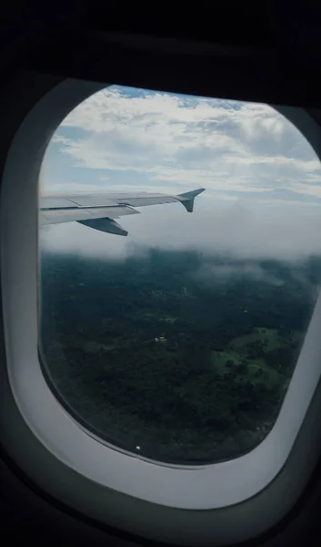 Leticia Amazonas Colombia Circa December 2019 Över Amazonas Regnskog Från — Stockfoto