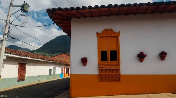 Jardin Colombia Circa January 2020 Деталі Екстер Єру Намальовані Яскраво — стокове фото