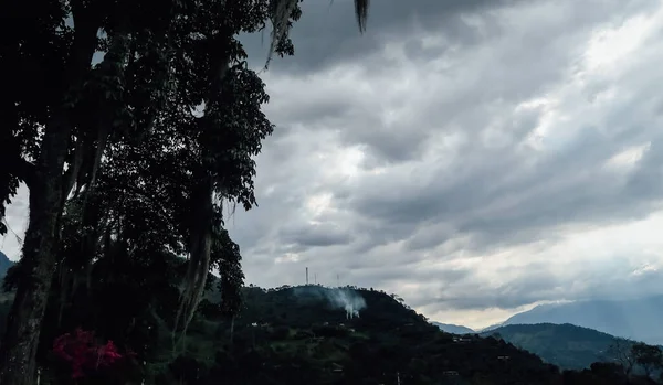 Jardin Kolumbien Circa Januar 2020 Blick Auf Die Grünen Berge — Stockfoto