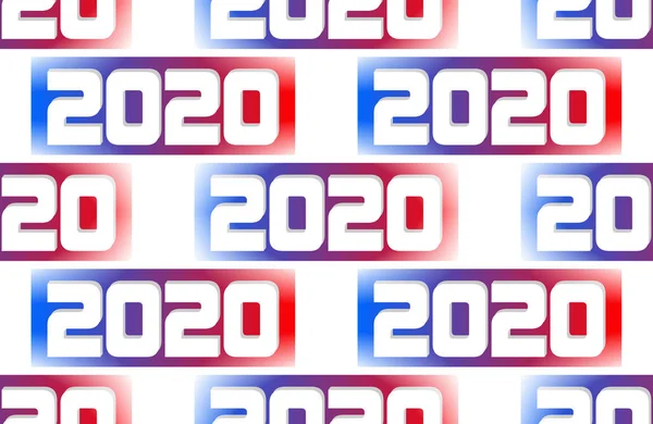 Geschenkpapier Mit Text Für Das Jahr 2020 — Stockfoto