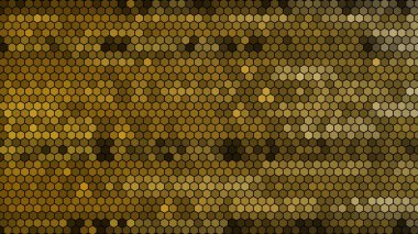 Arılar için altın alveolusu olan büyük bir arı kovanı.