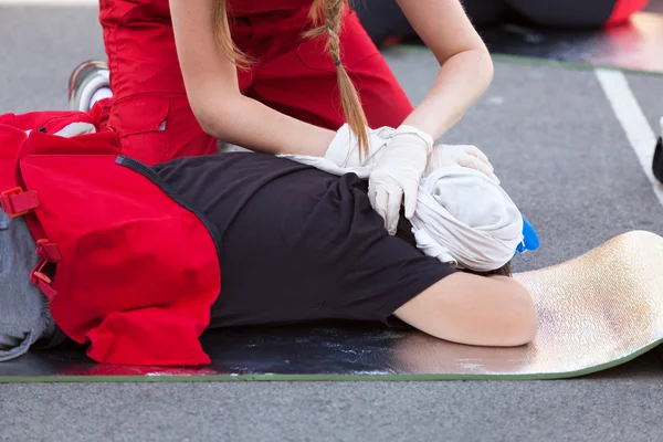 Formazione di primo soccorso — Foto Stock