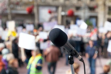 Protesto. Kamu gösteri.