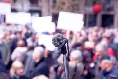 Protesto. Kamu gösteri.