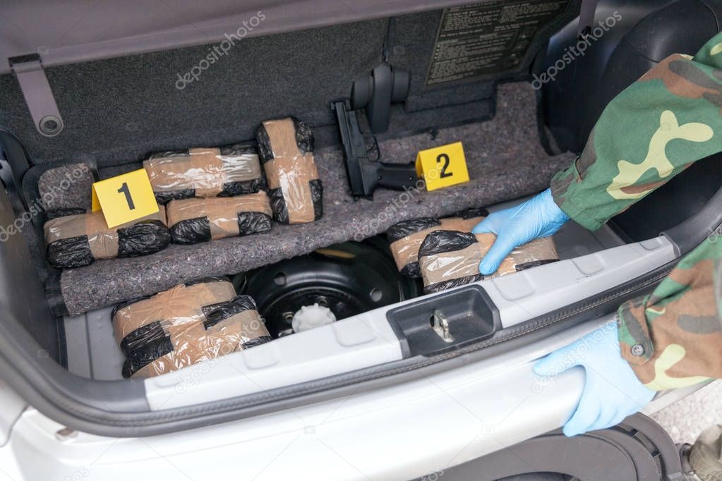Crime scene: drug smuggling