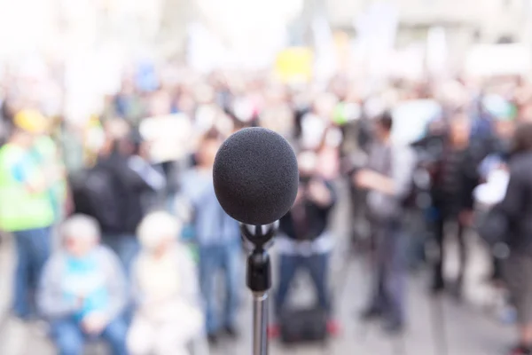 Protestu. Publiczny pokaz. — Zdjęcie stockowe