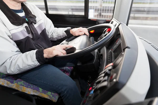 Lastbilschaufför. Trucker. — Stockfoto