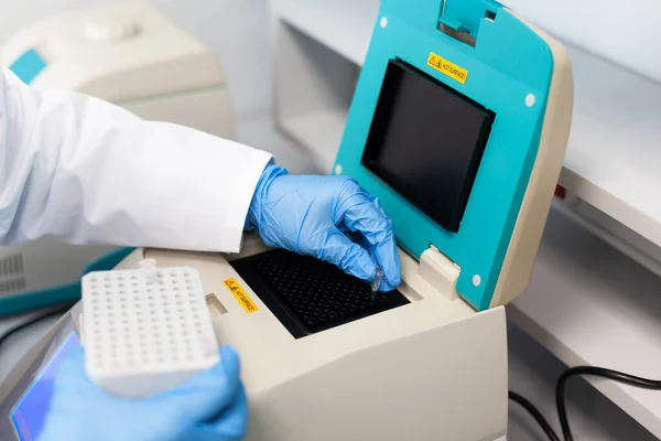 Corona Virüsü Covid Hastalığı Için Laboratuvar Testi — Stok fotoğraf