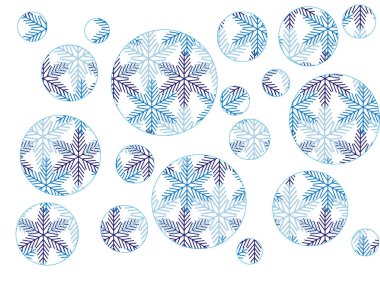 Noel ağacı topları pürüzsüz desen. İllüzyon. Mavi Noel oyuncakları dokusu. Kış taneleri arkaplanı.