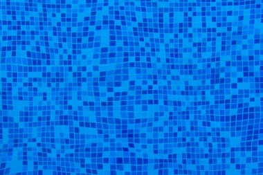 Açık mavi havuz. düz ekose mavi arkaplan.