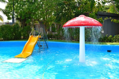 Children's Playground in the tropics. Modern sportground