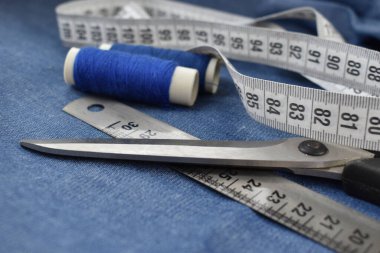 Fashion design. Sewing accessories. The cut of clothing.