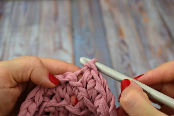 Frauenhandwerk und Nähen. Objekte und Werkzeuge für ein Nähhobby — Stockfoto