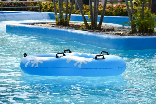 Swimming pool toy round. Calm River pool — Stock Photo, Image