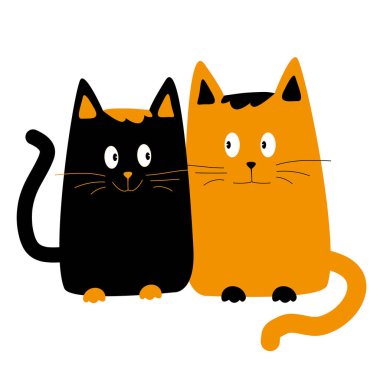 Aile kedileri ilişkiyi sever. Sonsuza kadar harika bir arkadaşlık. Birlikte iki kedi