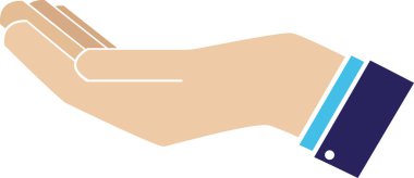 Nesne tarafından sunuluyor. Avuç içi kadar açık.