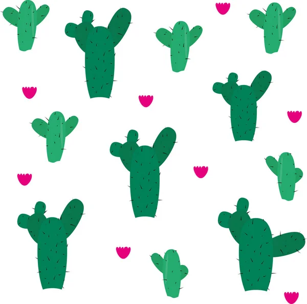 Cactus achtergrond. Woonhuis met doornen. Natuurlijke groene figuur — Stockfoto