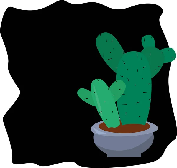 Postal de planta verde. jardinería en casa. Diseño de jardín. cactus — Foto de Stock