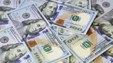 Yüzey arka plan dönen üzerinde American para dolar