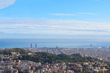 İtalya 'da bir şehirle panoramik manzara