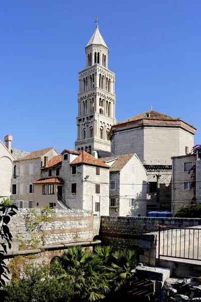 Saint domnius kathedraal, Zuidoost-gevel Stockfoto