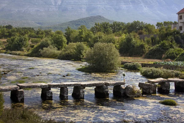 Cruzamento do rio Cetina — Fotografia de Stock