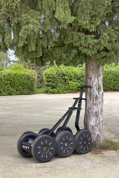 Czarny Segway Wynajem — Zdjęcie stockowe