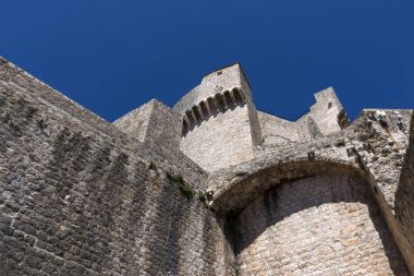 minceta kale surları, dubrovnik Hırvatistan kuzeybatı tarafında