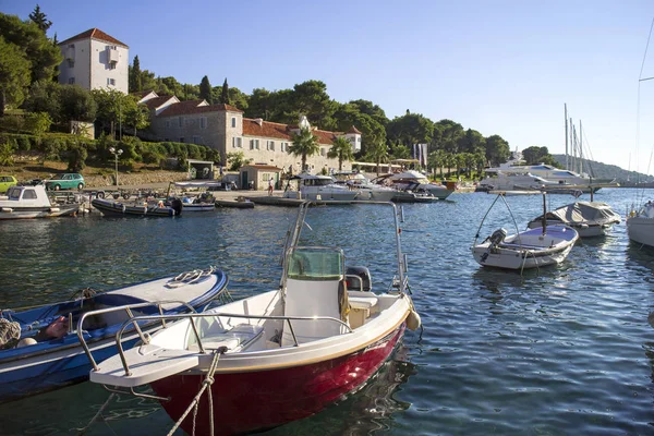 Pomeriggio Estivo Località Maslinica Sull Isola Solta Croazia — Foto Stock