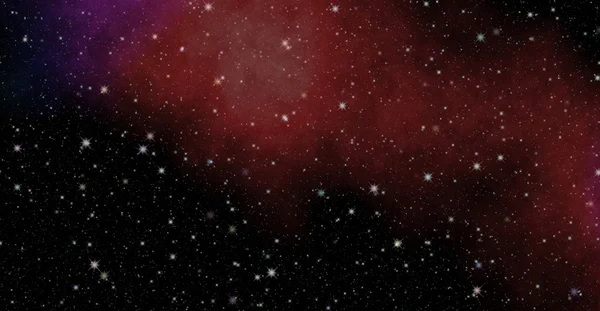 Dolda mysterier av deep space. Nebulosa i en avlägsen galax. Galaktiska bakgrund. — Stockfoto