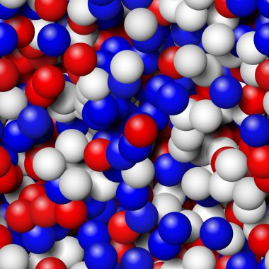 Fransızca ve Çek tricolor renkler. Soyut mavi kırmızı beyaz seamless modeli küçük topları - dijital olarak işlenmiş kiremit. Kırmızı beyaz mavi arka plan balon şeklinde.