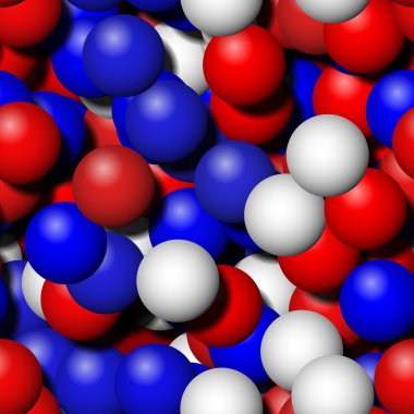 Fransızca ve Çek tricolor renkler. Soyut mavi kırmızı beyaz seamless modeli küçük topları - dijital olarak işlenmiş kiremit. Kırmızı beyaz mavi arka plan balon şeklinde.