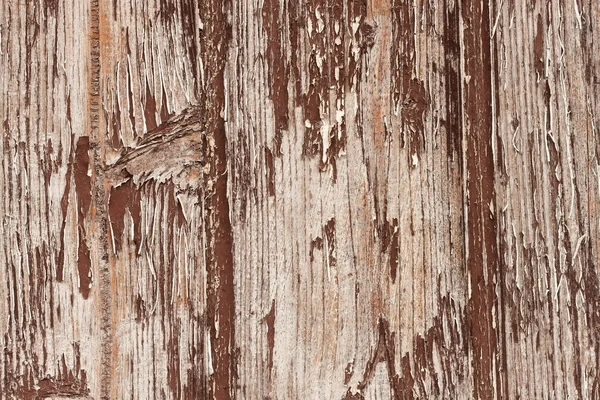 Texture, old chipped paint on wood, the impact of weather to paint a wooden house — Stock Photo, Image