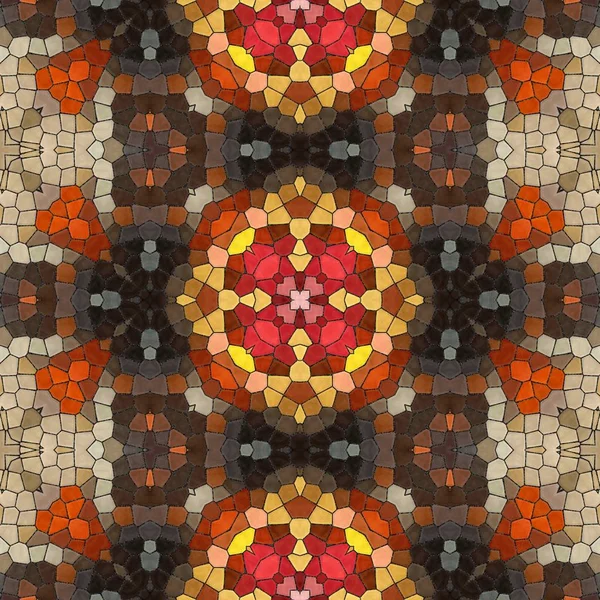 Neue nahtlose Textur aus abstraktem Stoff. Arabische Fliesenstruktur mit geometrischen Ornamenten. Textur orientalischer Teppiche. Mosaik aus Glasscherben. — Stockfoto