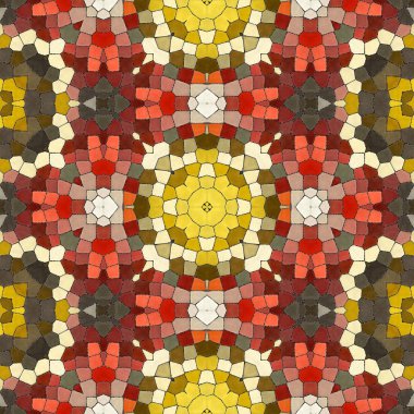 Dekoratif dekoratif malzeme. Yazdırma kağıt ambalaj. Duvar odadaki. Soyut geometrik seamless modeli el yapımı etnik ve kabile motifler. Yeni kırmızı sorunsuz kiremit. Kiremit doku