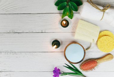 Güzellik için doğal vücut bakımı bitkisel dermatoloji kozmetik hijyeniği