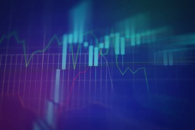 Borsa grafiği işi / önx ticareti ve şamdan anal