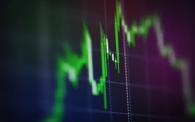 Borsa grafiği işi / önx ticareti ve şamdan anal