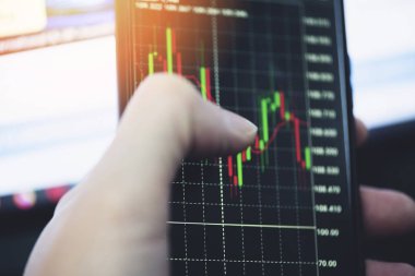 smartpho uygulaması ile hisse senedi grafiği veya önx çevrimiçi ticareti