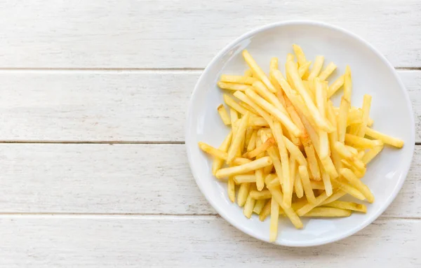 Finom burgonya sült krumpli ételhez vagy snackhez - Friss sült krumpli whi-n — Stock Fotó