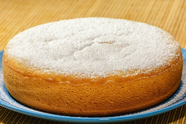 Foto Comida Delicioso Pastel Sémola Recién Horneado — Foto de Stock