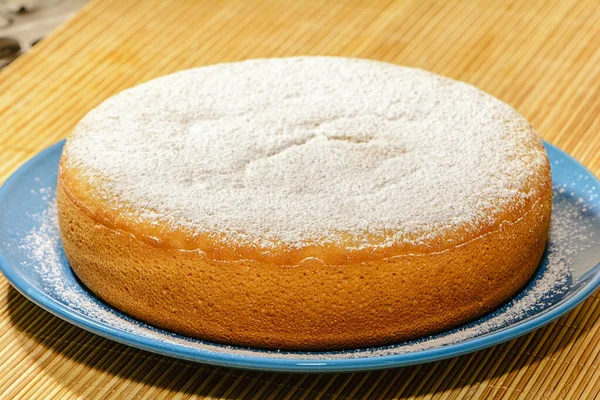 Foto Comida Delicioso Pastel Sémola Recién Horneado —  Fotos de Stock