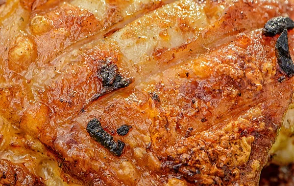Foto Makanan Daging Ayam Panggang Yang Lezat — Stok Foto