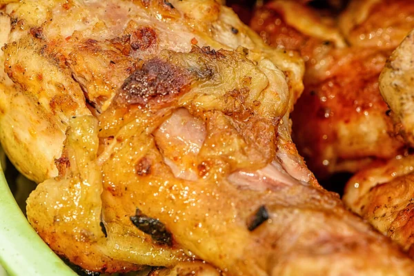 Foto Makanan Daging Ayam Panggang Yang Lezat — Stok Foto