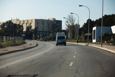 MLAGA, İSPAN 10 Nisan 2020. Clnico de Mlaga Hastanesi, Sağlık personeli, COVID19 'a karşı savaşanlar.